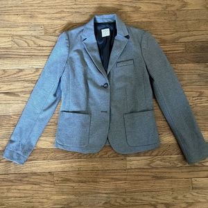 Iconic Gap "The Academy" Blazer Suit Jacket, 2 Button, Gray, Preppy Chic